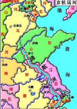 京杭大运河地理概述(附图)